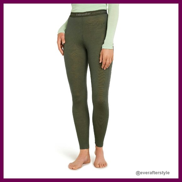Merino Wool Thermal Leggings Slim Fit Classic Base Layer Winter Outdoor